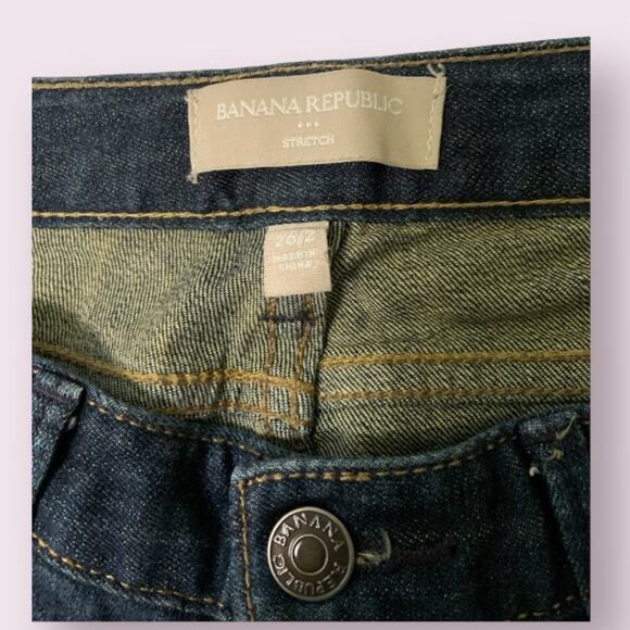 Banana Republic Cropped Capri Jeans Size 2 Juniors - Picture 2 of 7